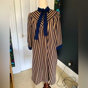 Vintage Striped Twee Style Dress